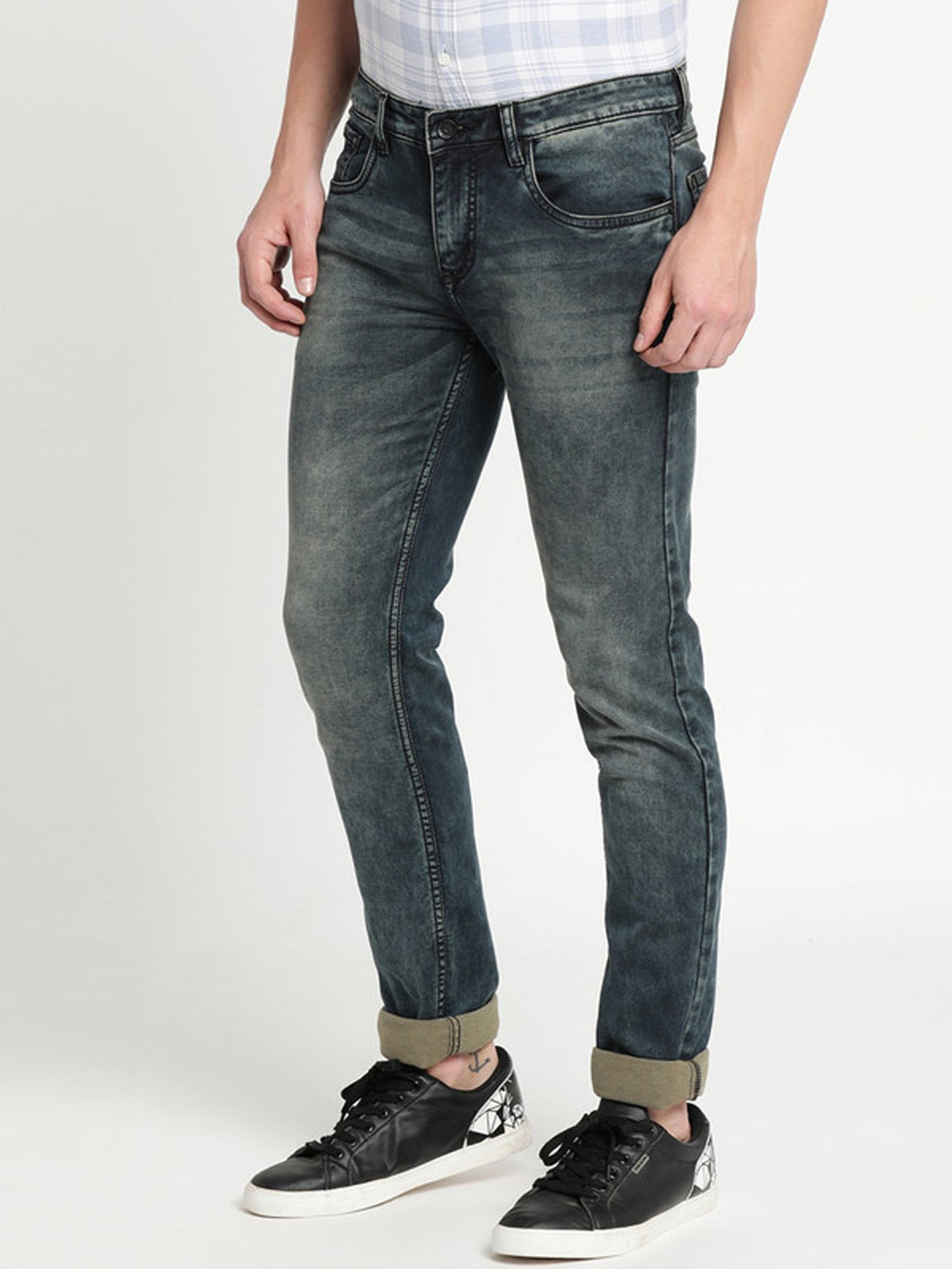 Turtle Blue Narrow Fit Jeans