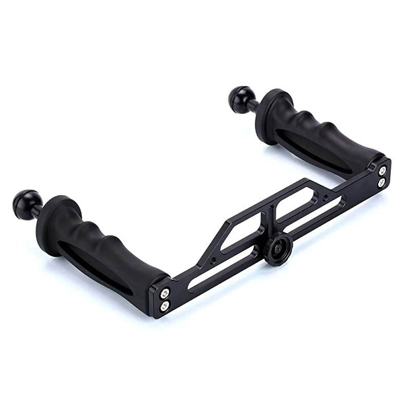 Underwater Video Light Stabilizer Tray Lightweight Aluminium Tray for GoPro OSMO and Any Other Camera with 14 inch Screw Hole