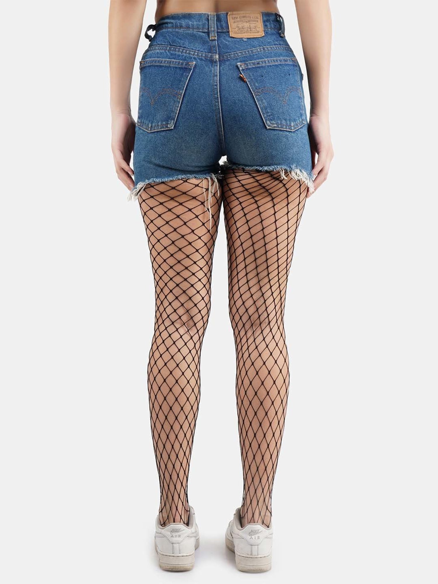 Secrets By ZeroKaata Black Plain Pantyhose Stockings - Pack Of 2