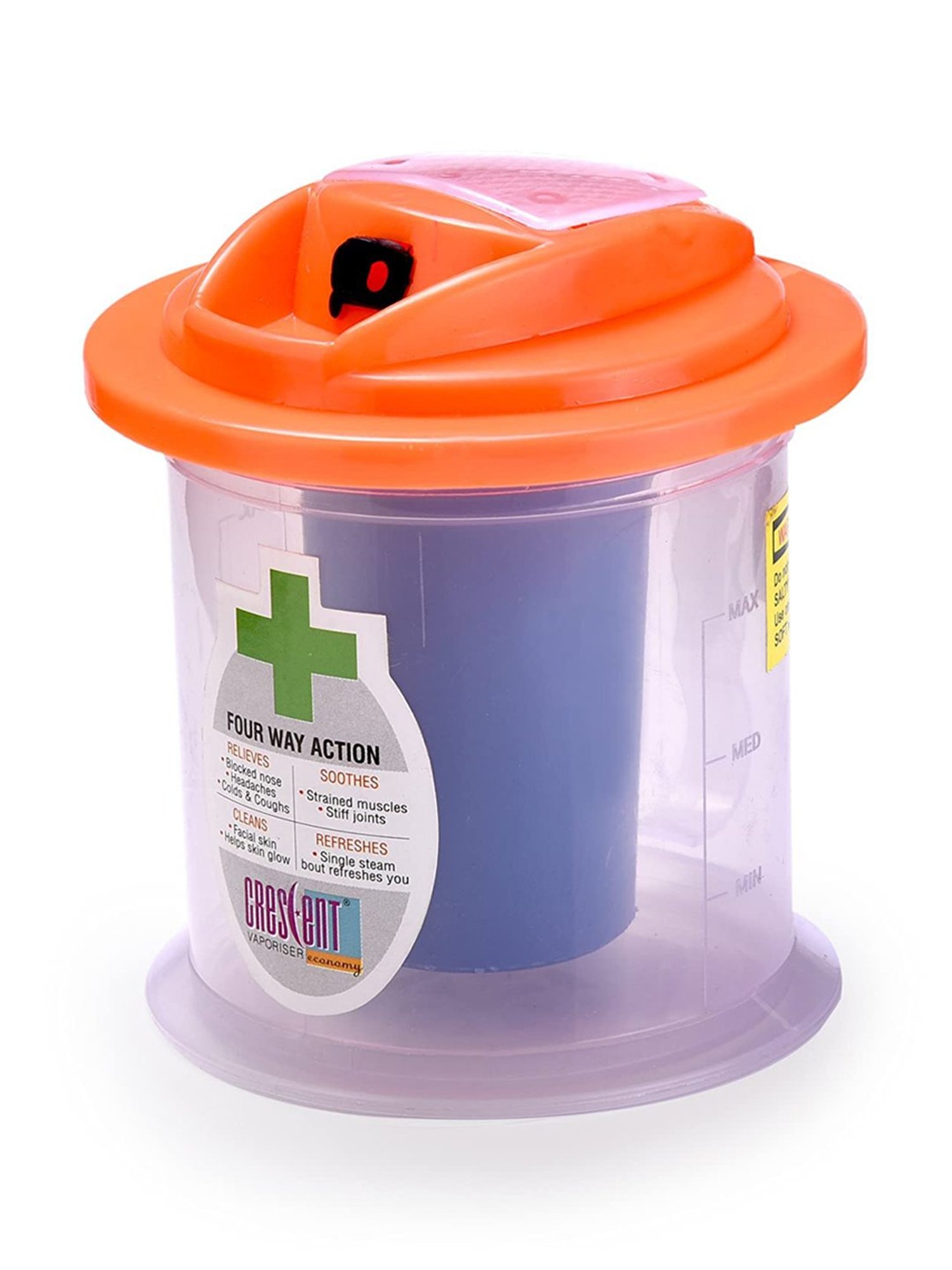 Crescent Economy Facial Steamer Vaporizer for Cold & Cough, Sinus, Hydrated & Flawless Skin (Blue)