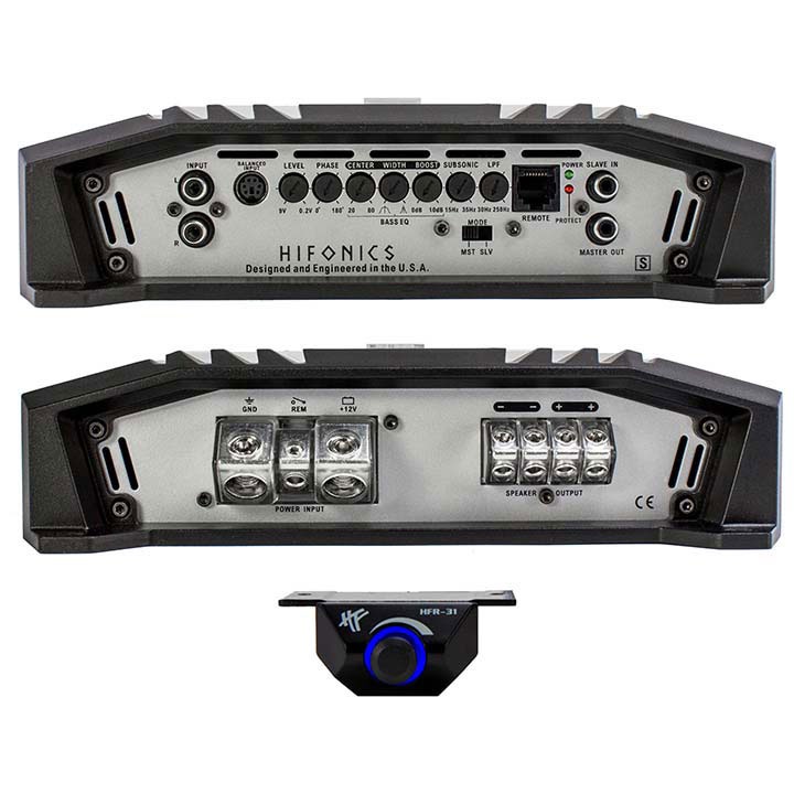 Hifonics Brutus BRX2416.1D 2400W Mono D Amplifier with Remote