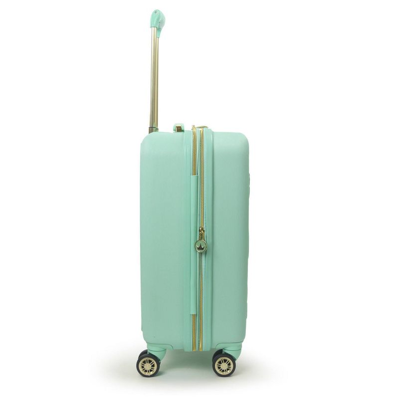 FUL Disney Princess Ariel The Little Mermaid 21" Carry On Hardside Spinner Suitcase - Teal