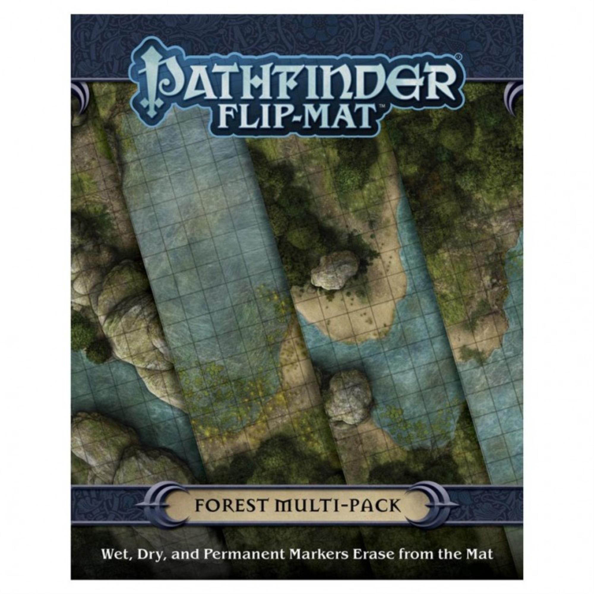 Paizo PZO30093 24 30 in. Pathfinder Flip-Mat Forests Multi Pack