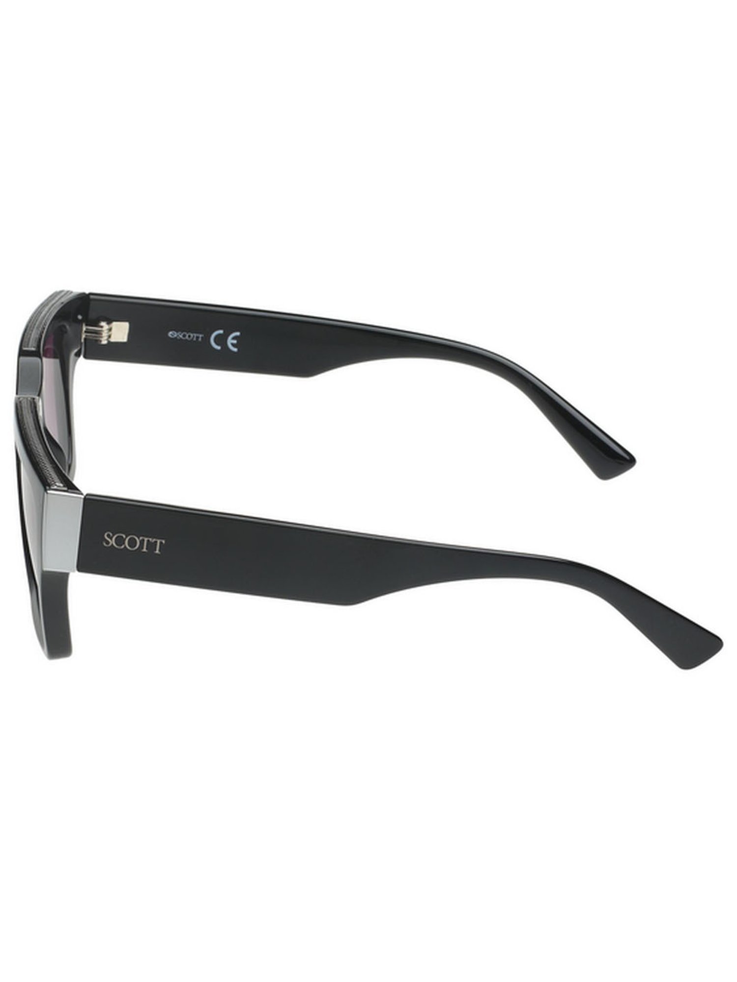 SCOTT Grey Wayfarer UV Protection Unisex Sunglasses