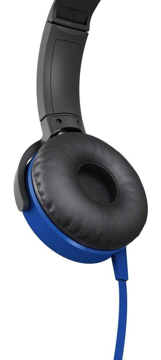 Sony MDR-XB450AP Extra Bass Headphone - Blue (International Version U.S. warranty may not apply)