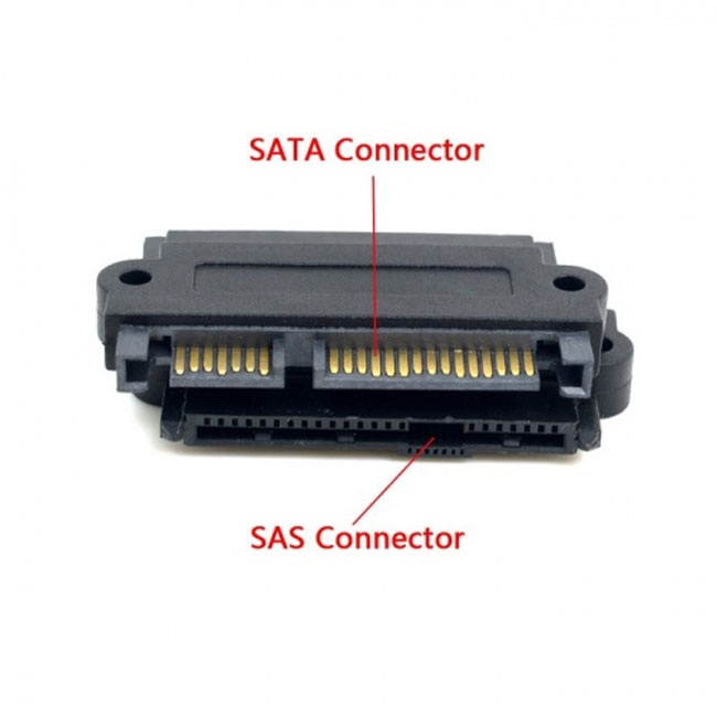Cablecc  SFF-8482 SAS 22 Pin to 7 Pin + 15 Pin SATA Hard Disk Drive Raid Adapter with 15 Pin Power Port