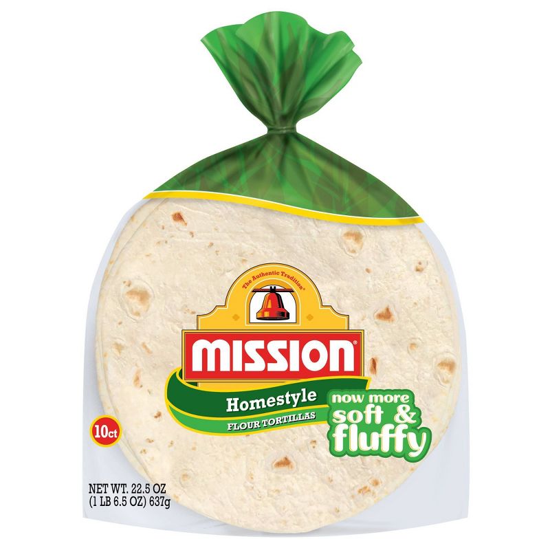 Mission Homestyle Flour Tortillas - 22.5oz/10ct
