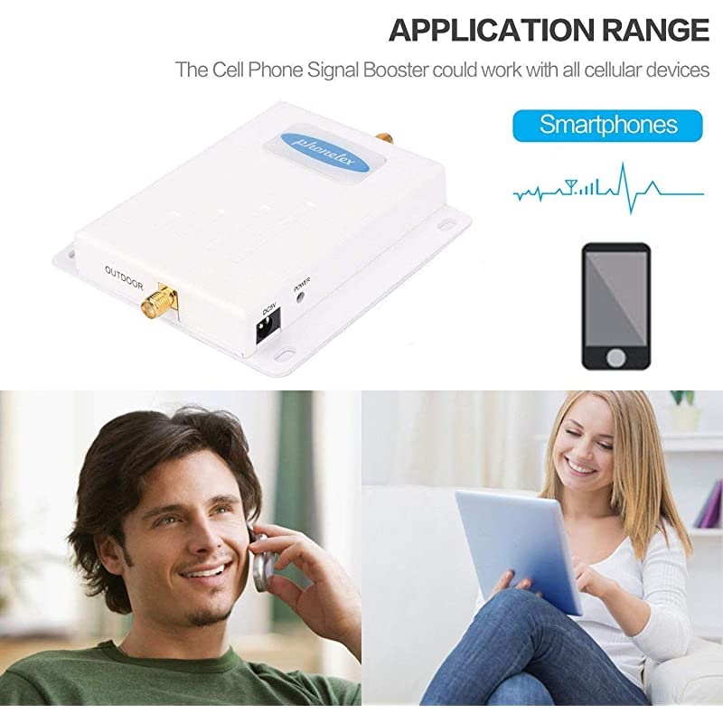 Cell Phone Signal Booster 4G LTE Cell Phone Booster Verzion Signal Booster Cell Signal Booster Signal Amplifier Cell Extender Band 13 Boost 4G Call and Data, Cover UP to 4000ft