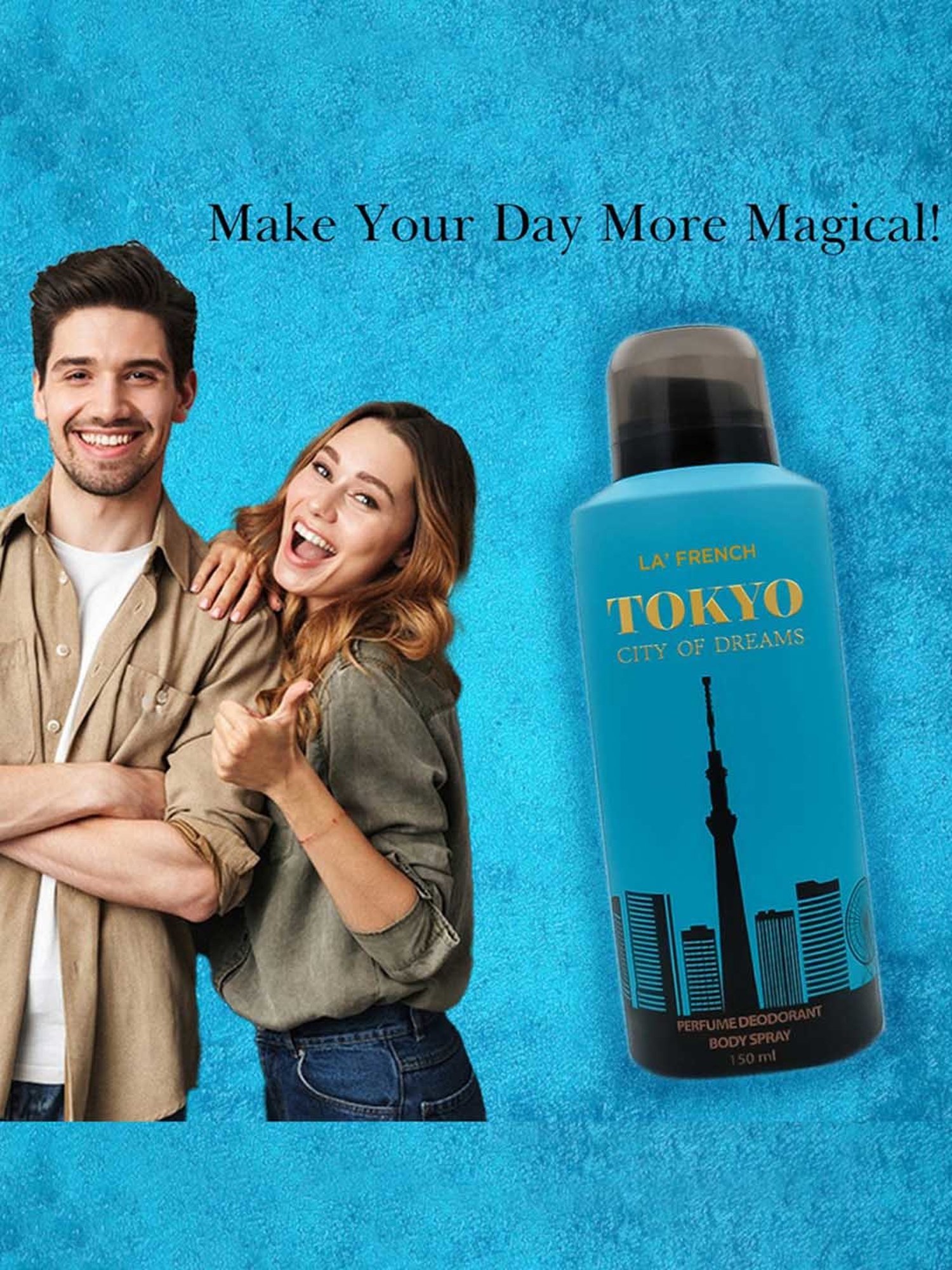 La'french Tokyo City of Dreams Perfume Deodorant Body Spray - 150 ml