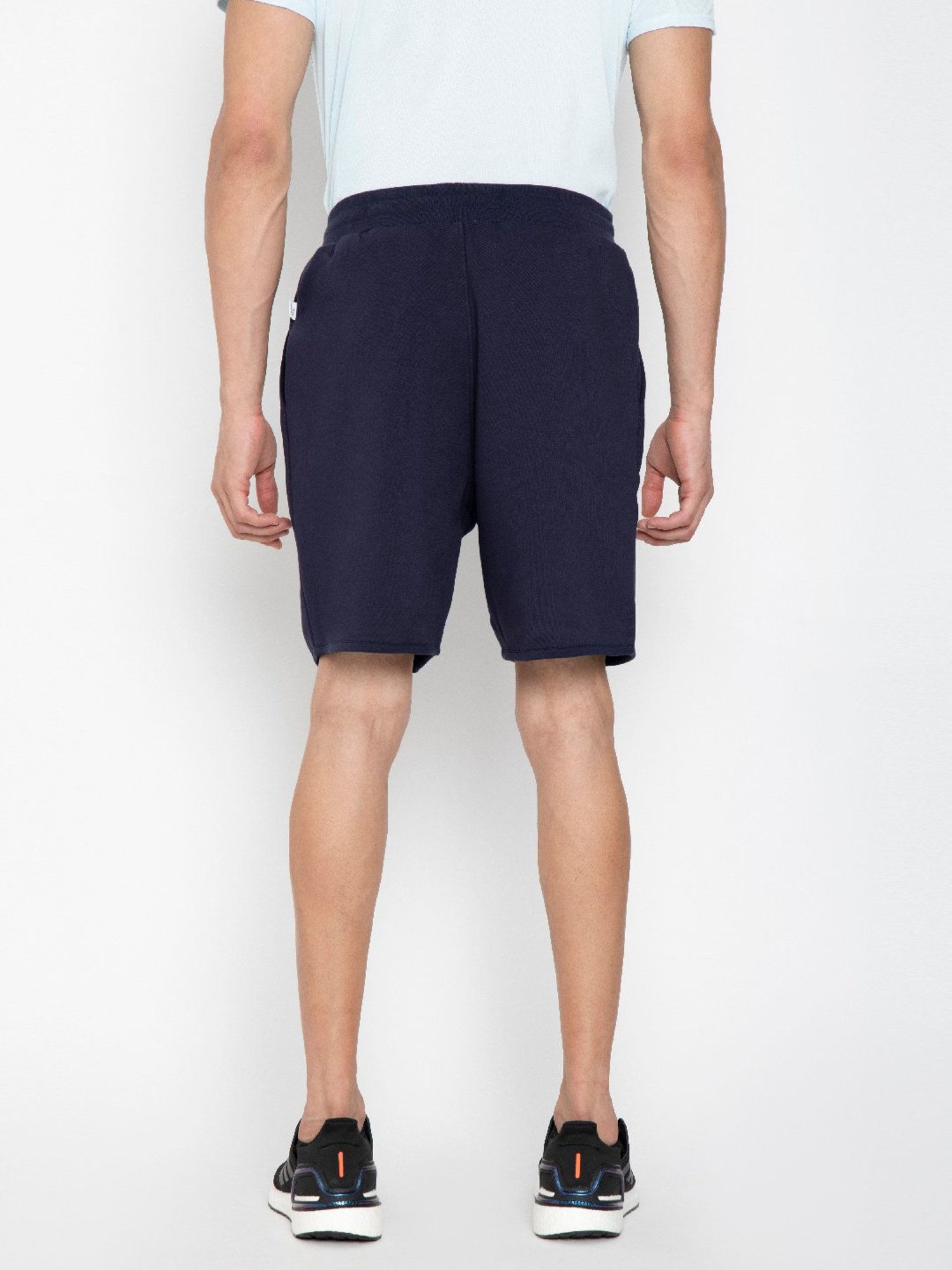 Adidas Navy Regular Fit Sports Shorts