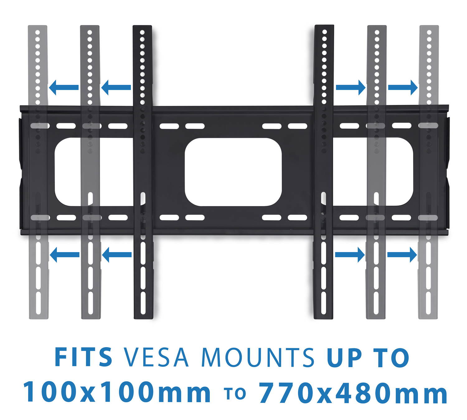 Fixed TV Wall Mount | Fits 32-60 Inch TVs | VESA 600 x 400 Max