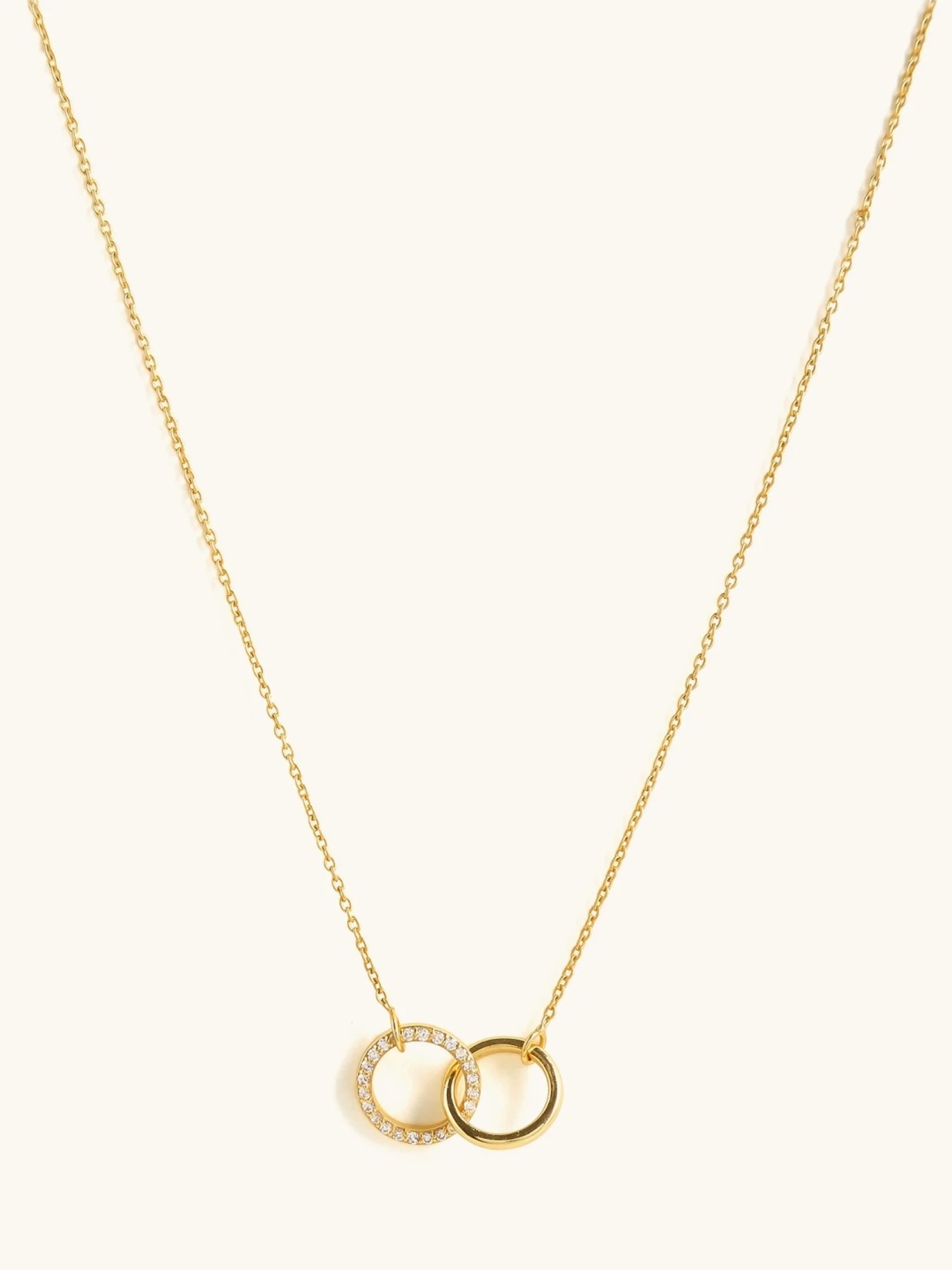 Mabel 92.5 Sterling Silver 18k Gold-Plated Connection Necklace