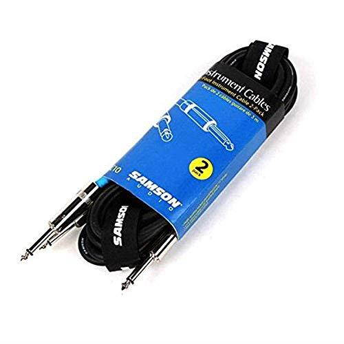 Samson IC10 ic Series Instrument Cable 2 Pack (10 ft)