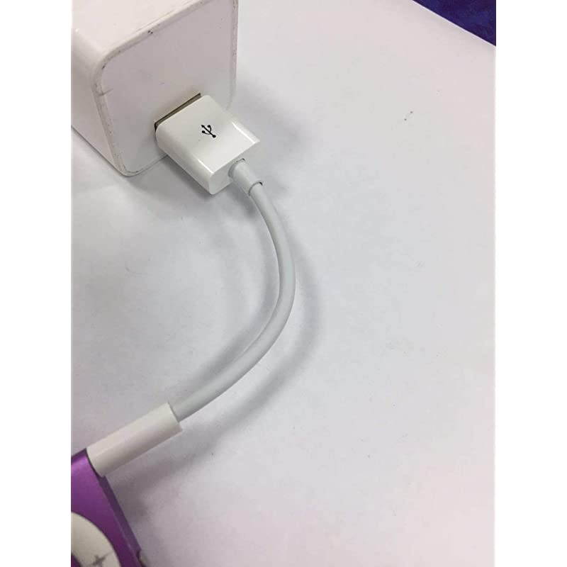 USB Date Cable Replacement for iPod Shuffle Charger Cable2Pack 35mm JackPlug to USB Power Charger Sync Data Transfer Cable for iPod Shuffle 3rd 4th 5th 67 Gen MP3