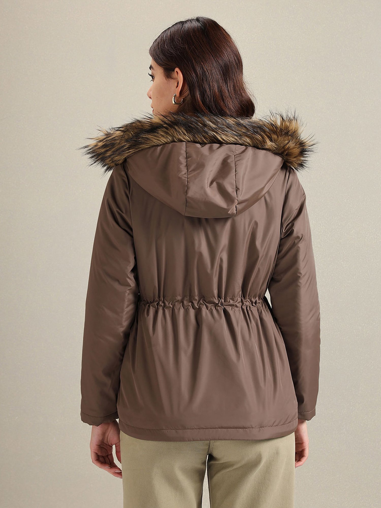 U.S. Polo Assn. Brown Regular Fit Jacket