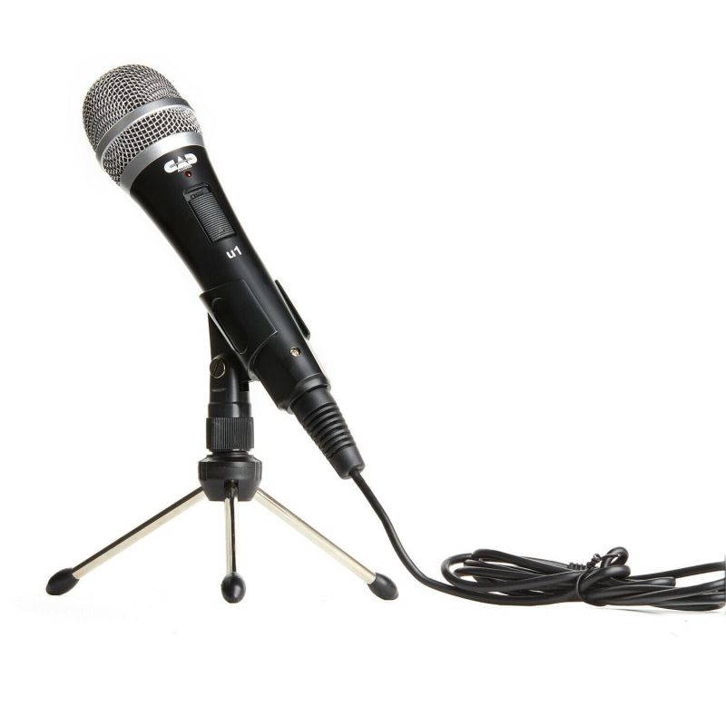 CAD U1 USB Dynamic Recording Microphone + 4 Inch Pop Filter + Foam Windscreen