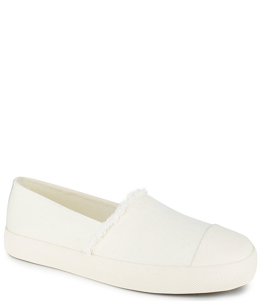 Splendid Aida Canvas Fray Edge Slip-On Sneakers