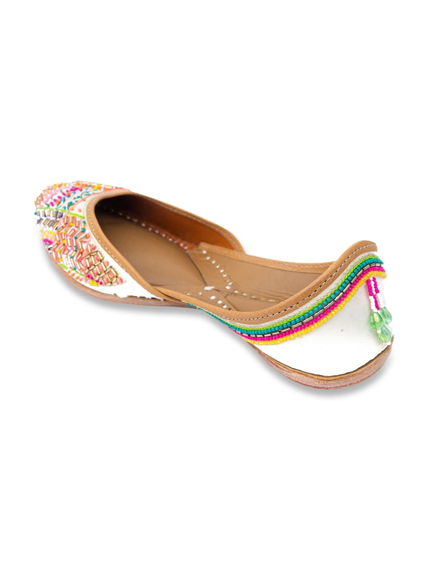NR by Nidhi Rathi Women's Multicolor Ethnic Juttis