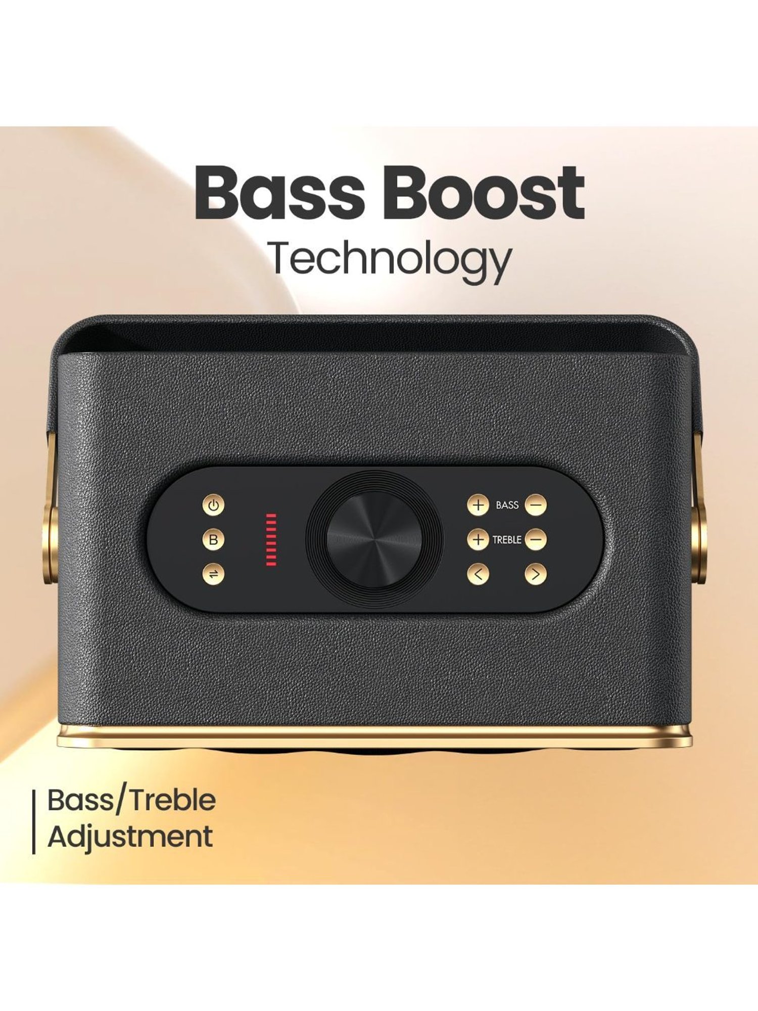 Portronics Harmony 80W Premium Portable HD Sound Speaker with Upto 6 Hours Playtime (Black)