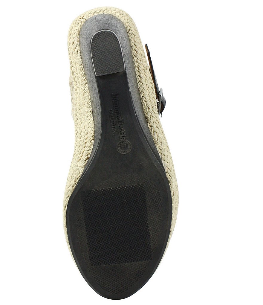 L'Amour Des Pieds Iditri Leather Jute Platform Wedge Sandals