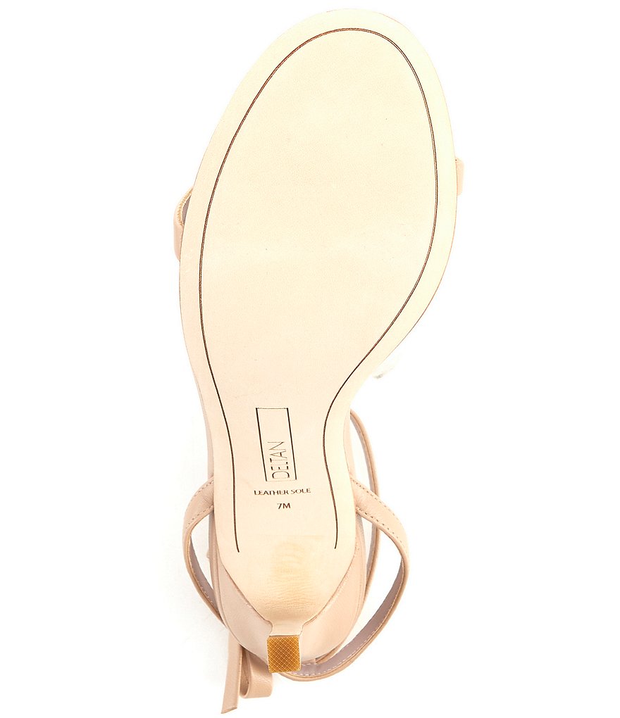 Deltan Miranda Ankle Bow Detail Dress Sandals