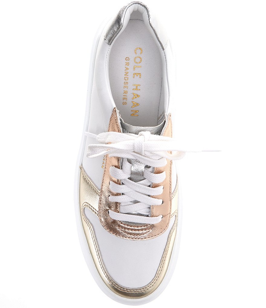 Cole Haan GrandPro Rally Court Leather Lace-Up Sneakers
