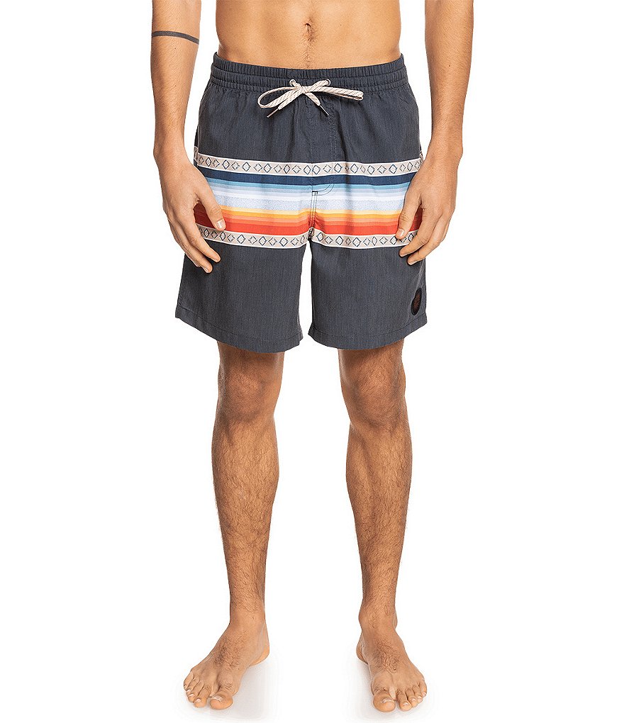 Quiksilver Sun Faded 17#double; Outseam Volley Shorts