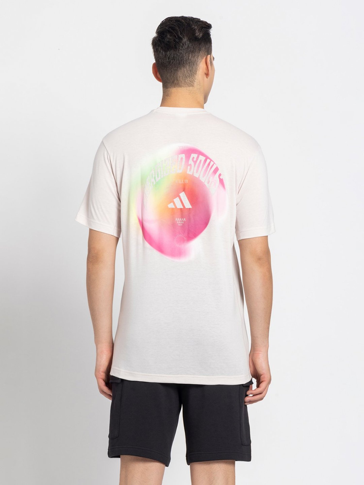 adidas Light Pink Slim Fit Yoga Training T-Shirts