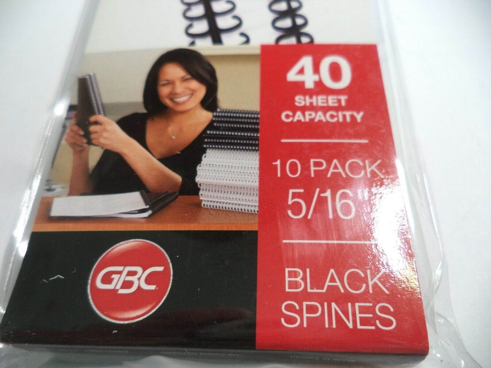 50 Pack GBC Zipbind 5/16&rdquo; Black Easy Edit CombBind Spines Sheet 5X10 PACK