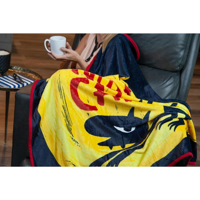 Just Funky Disenchantment Luci The Demon Large Fleece Throw Blanket | 60 x 45 Inches