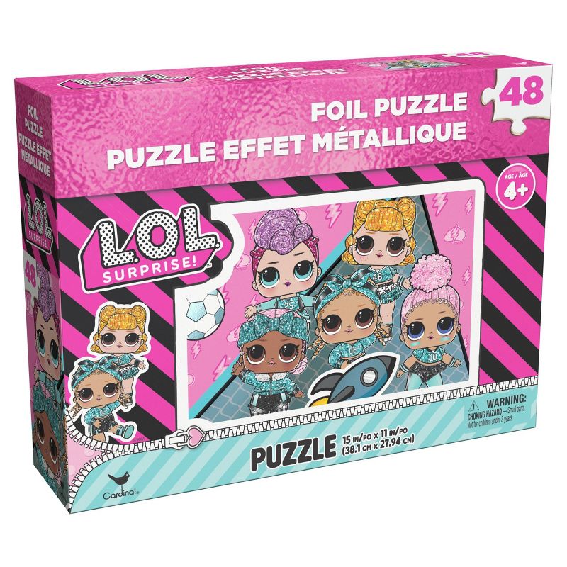 Cardinal L.O.L. Surprise! Foil Effect Kids' Jigsaw Puzzle - 48pc
