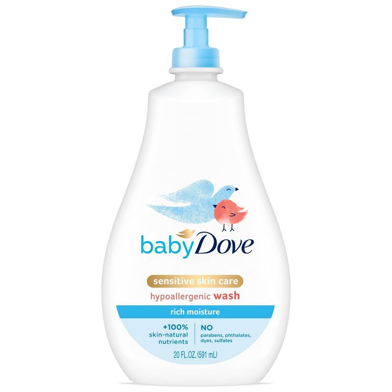 Baby Dove Rich Moisture Sensitive Skin Hypoallergenic Wash - 20 fl oz