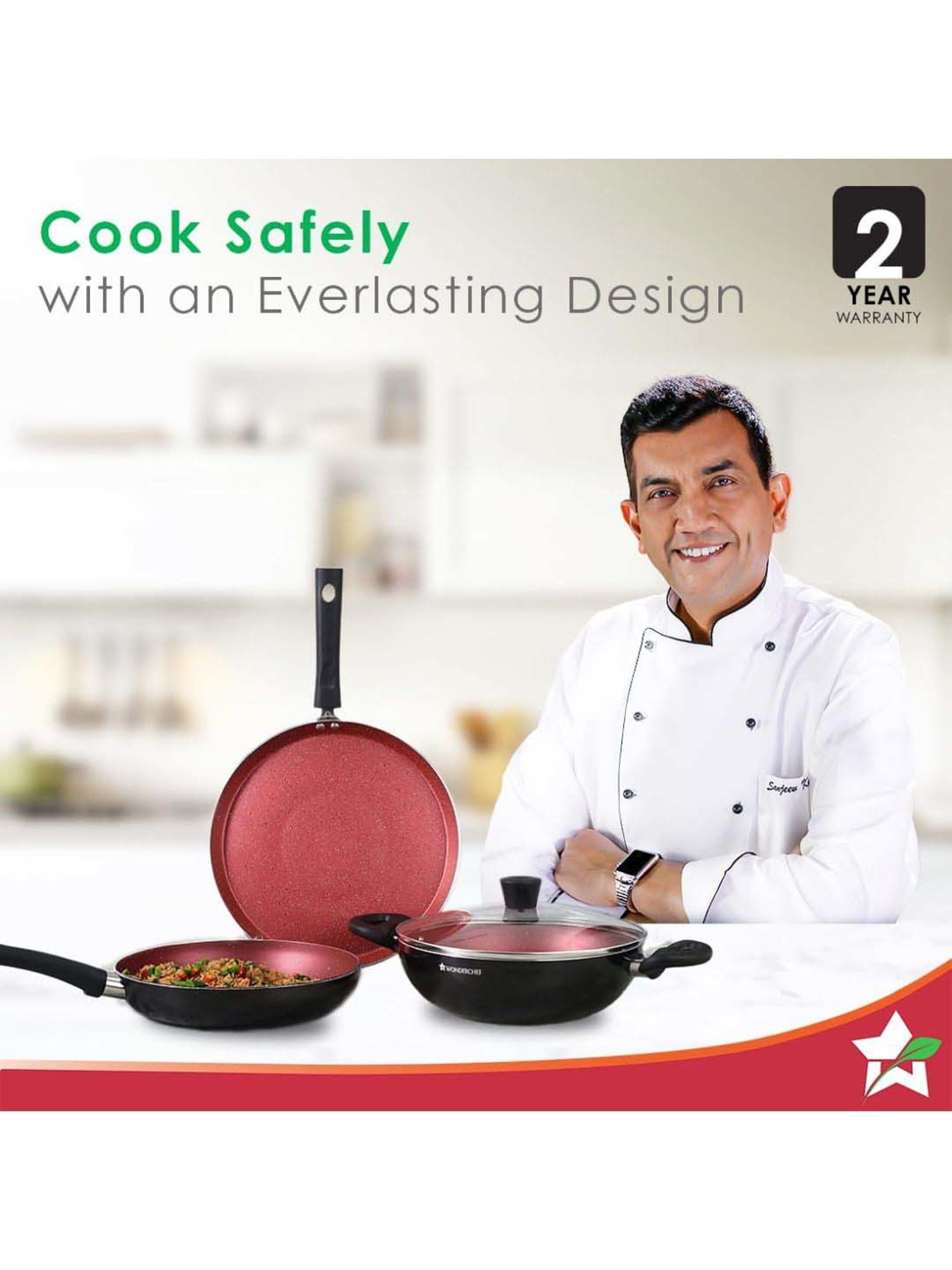 Wonderchef Galaxy 4 Pcs Cookware Set