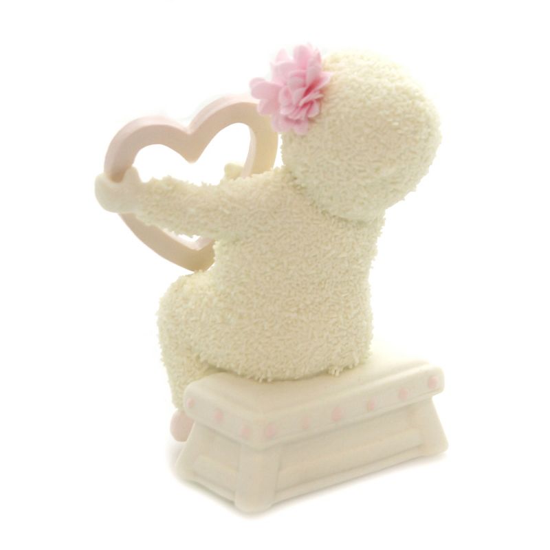 Dept 56 Snowbabies 3.75" With All My Heart Valentine Heart  -  Decorative Figurines