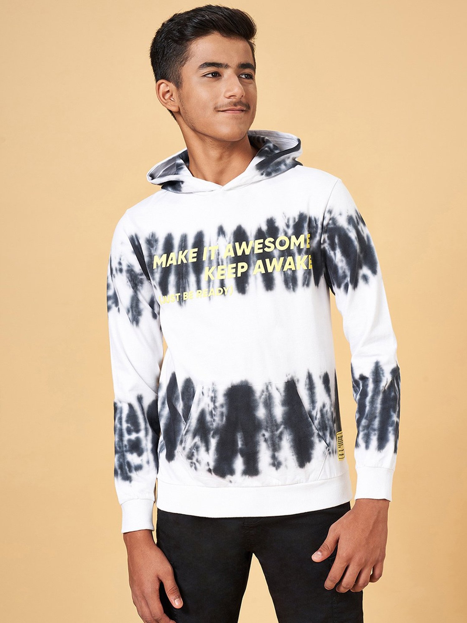 Coolsters by Pantaloons Kids Off White Printed Full Sleeves Sweatshirt