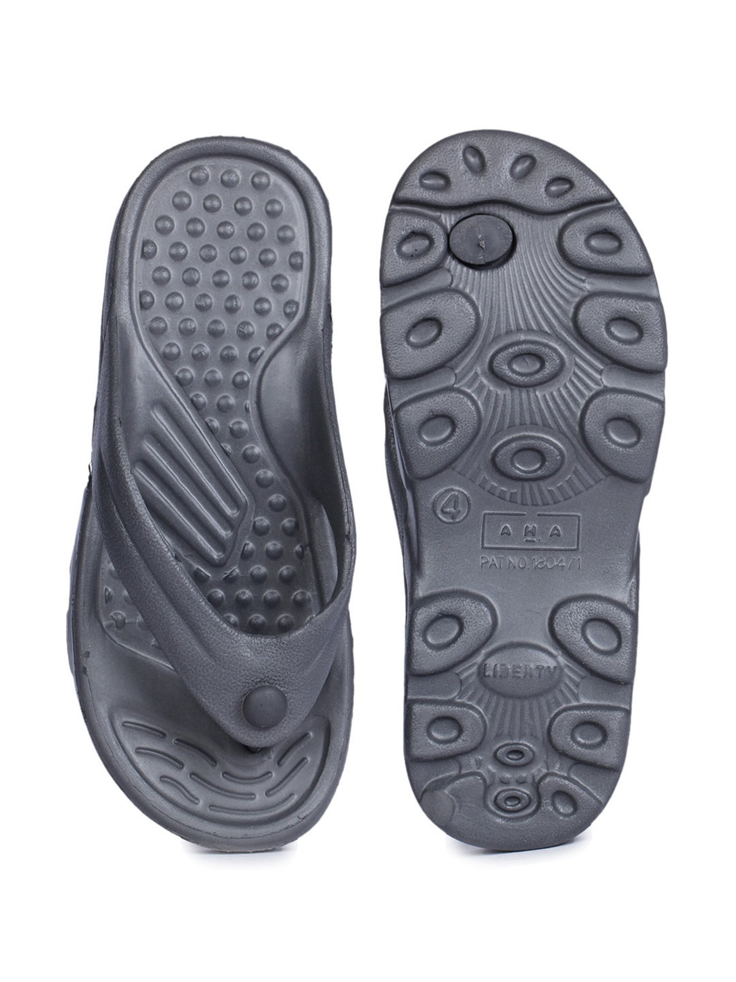 Aha by Liberty Women's TRENDY Grey Flip Flops