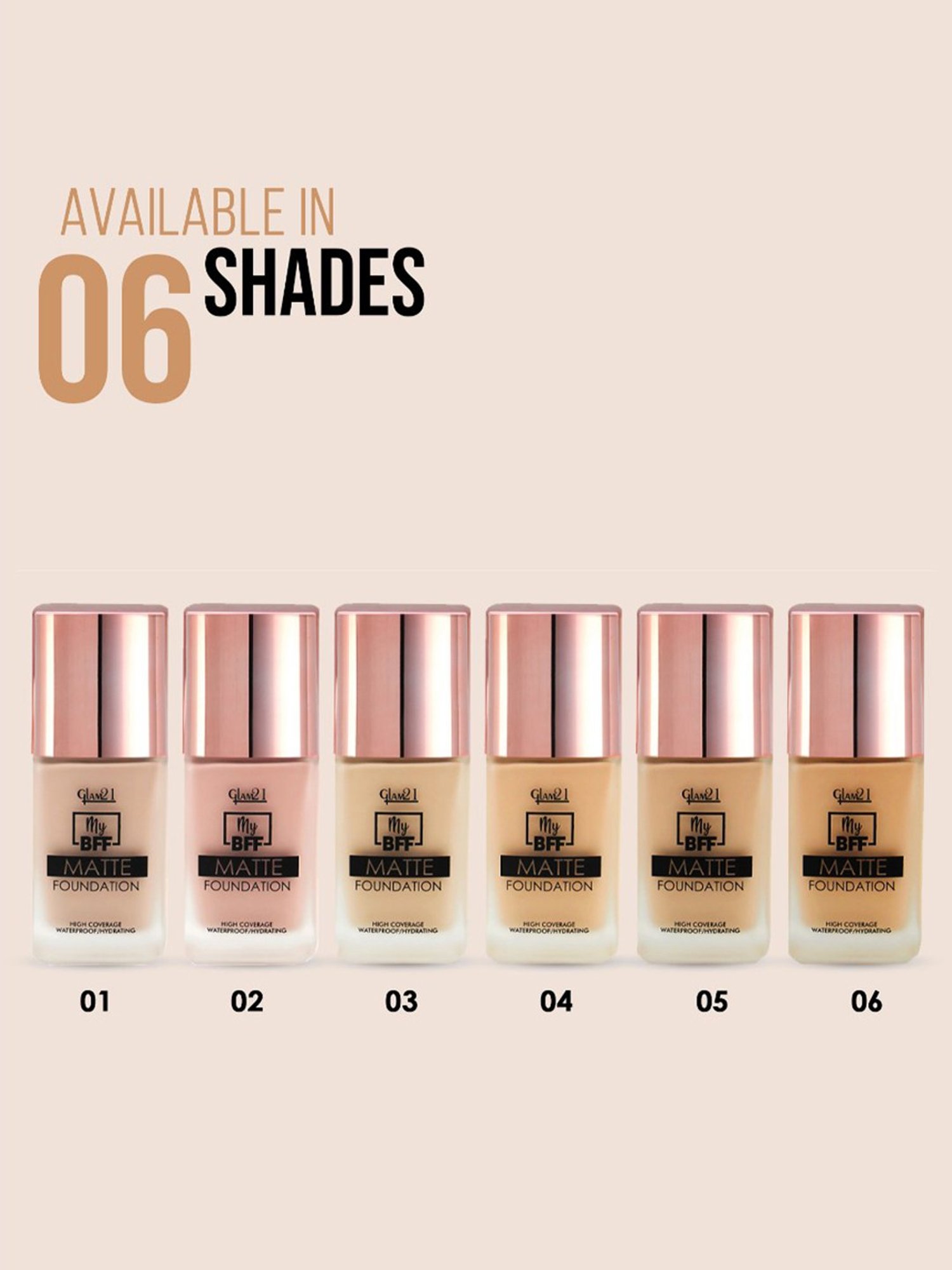 Glam21 My BFF Matte Foundation 03 - 35 gm