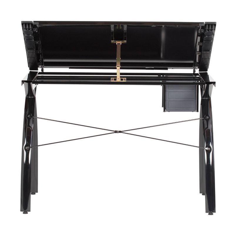 Canvas & Color Adjustable Craft Station Black Glass - Studio Designs