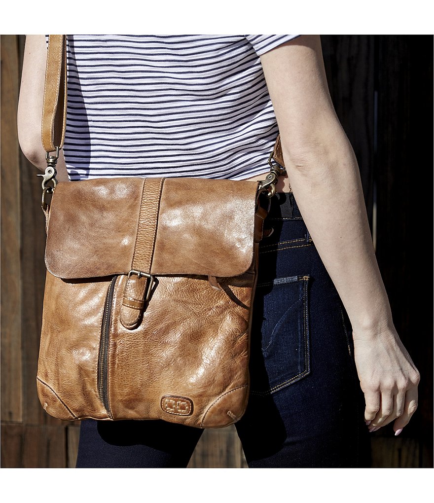 Bed Stu Jack Distressed Leather Crossbody Bag
