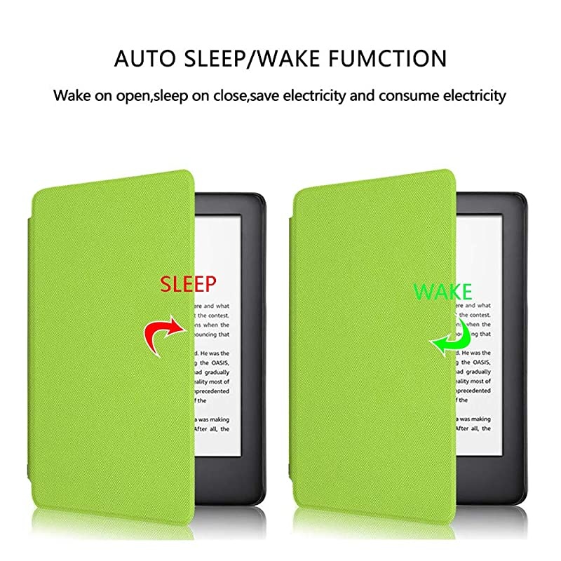 All New Kindle Case 10th Generation 6.0-inch 2019 Leather Cover with Hand Strap Slim Fit Lightweight [Auto Wake/Sleep Function] Case for  Kindle 10th Gen J9G29R Edition