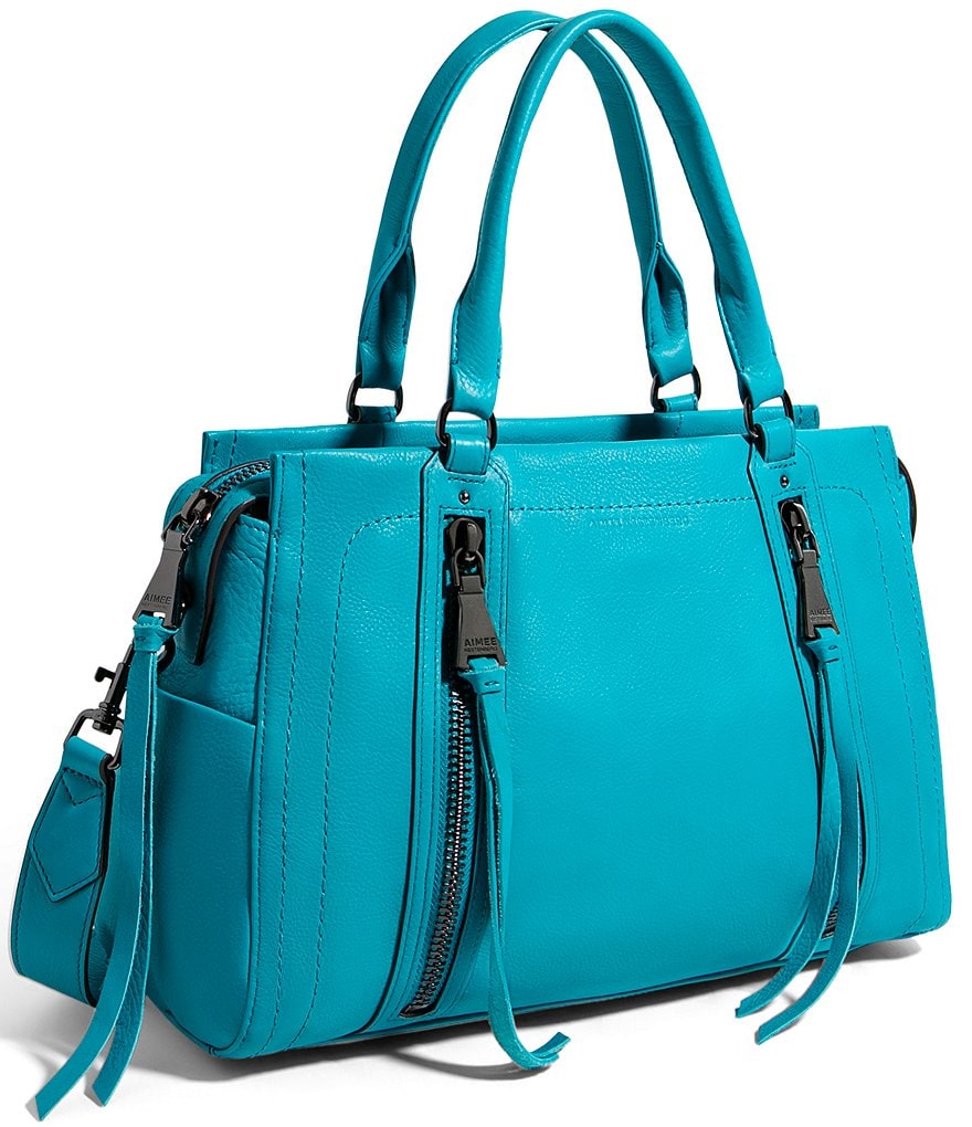 Aimee Kestenberg Zip Me Up Triple Entry Satchel Bag