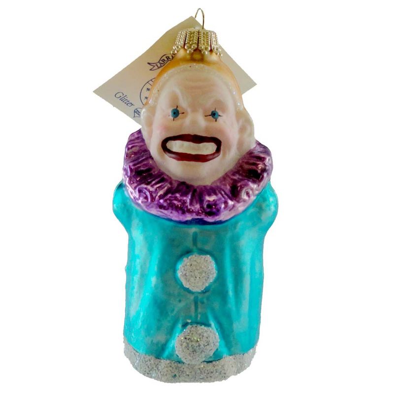 Larry Fraga Blue Clown Christmas Ornament Circus  -  Tree Ornaments
