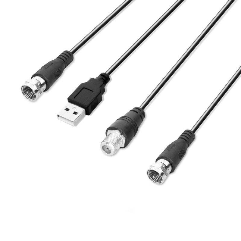 Universal ATSC USB HD Digital TV Antenna 50-100 Miles HD with HDTV Amplifier Signal Booster for Indoor