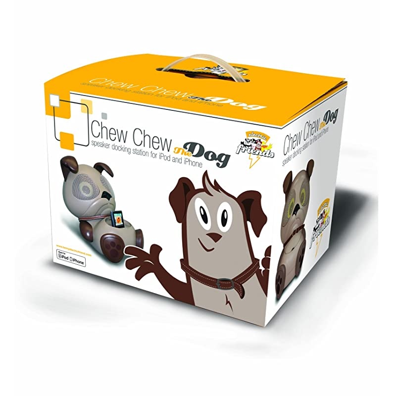 Chew Chew the Dog Speaker Docking Station for iPod and iPhone