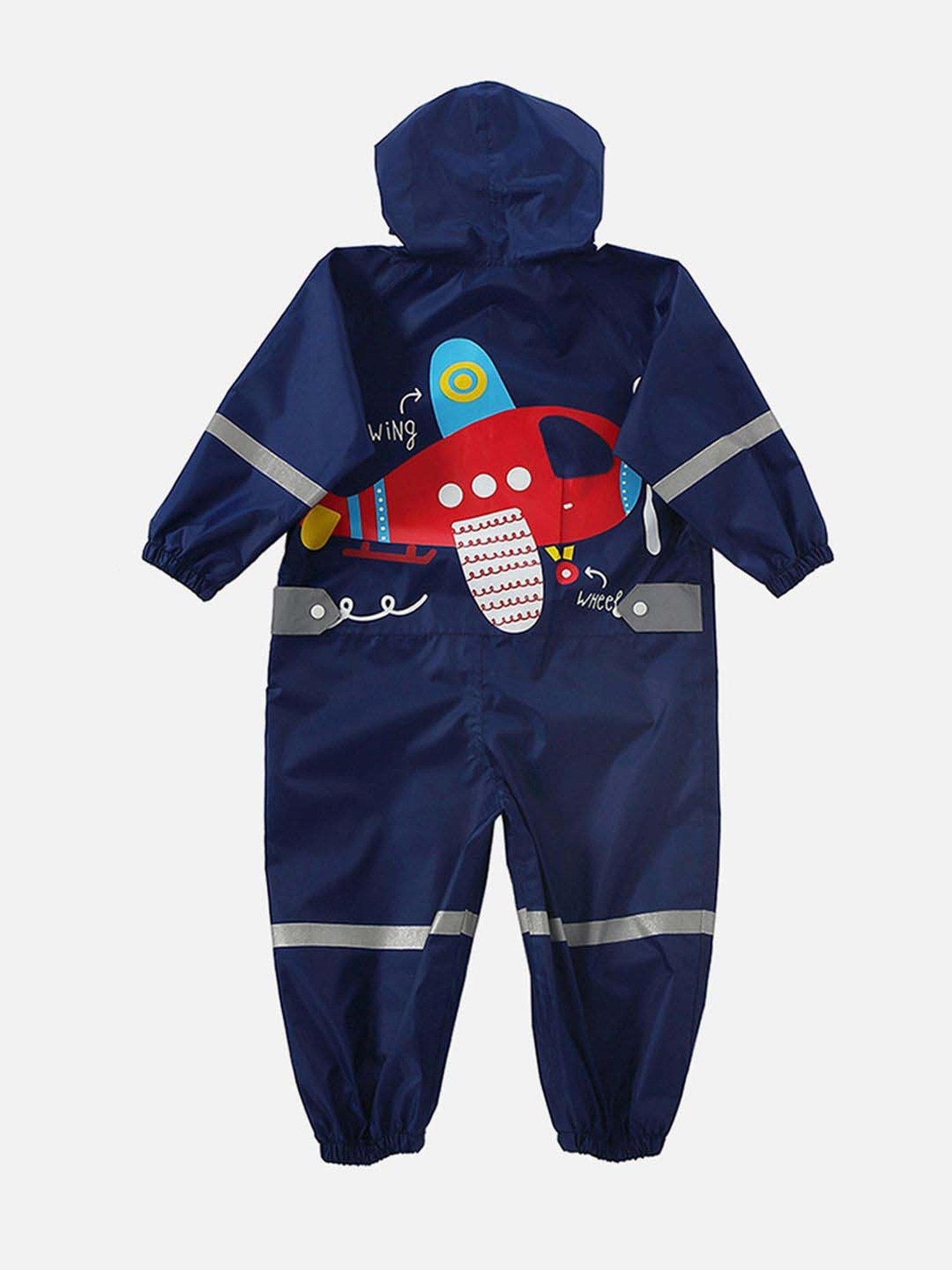 Little Surprise Box Kids Pink Printed Full Sleeves Raincoat