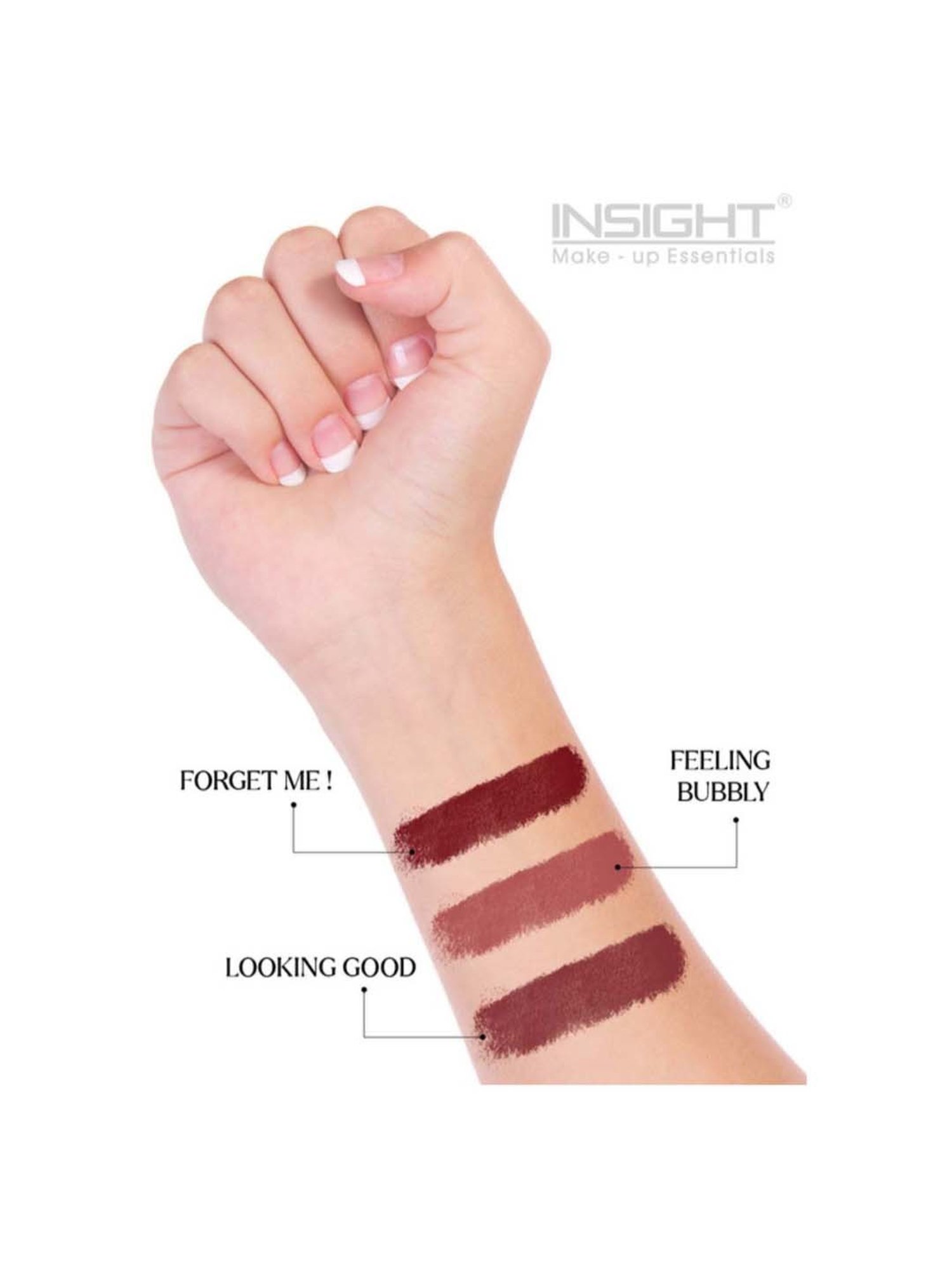 Insight Cosmetics 24 Hrs Non Transfer Matte Lipstick - Set of 3