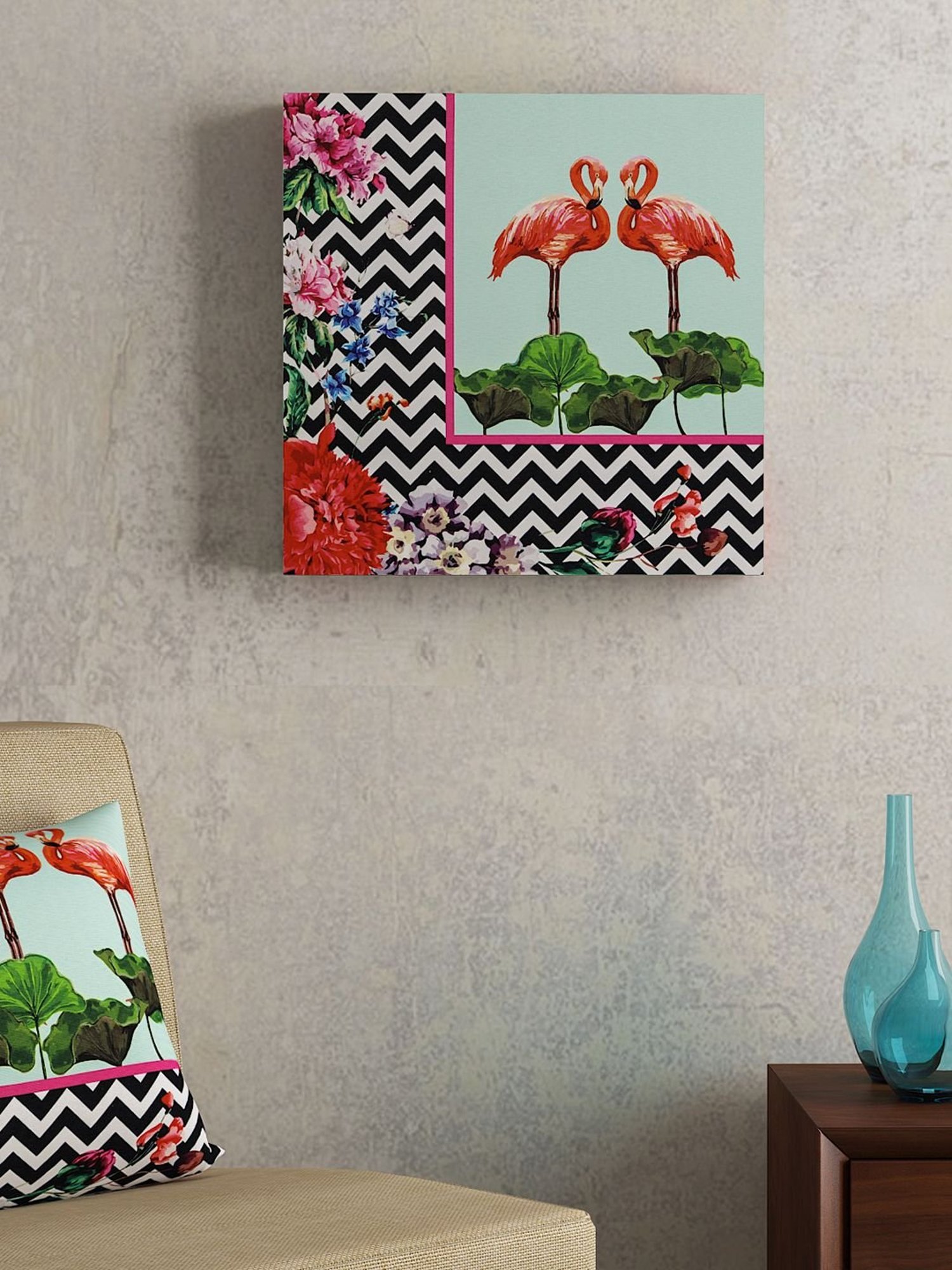 SEJ by Nisha Gupta Multicolor Framed Wall Art - Set of 1