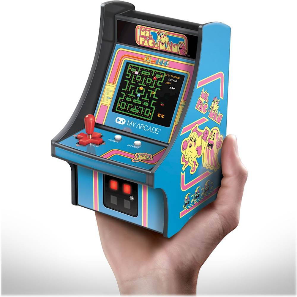 My Arcade Ms. Pac-Man Micro Player 6" Collectable Portable Handheld Video Game