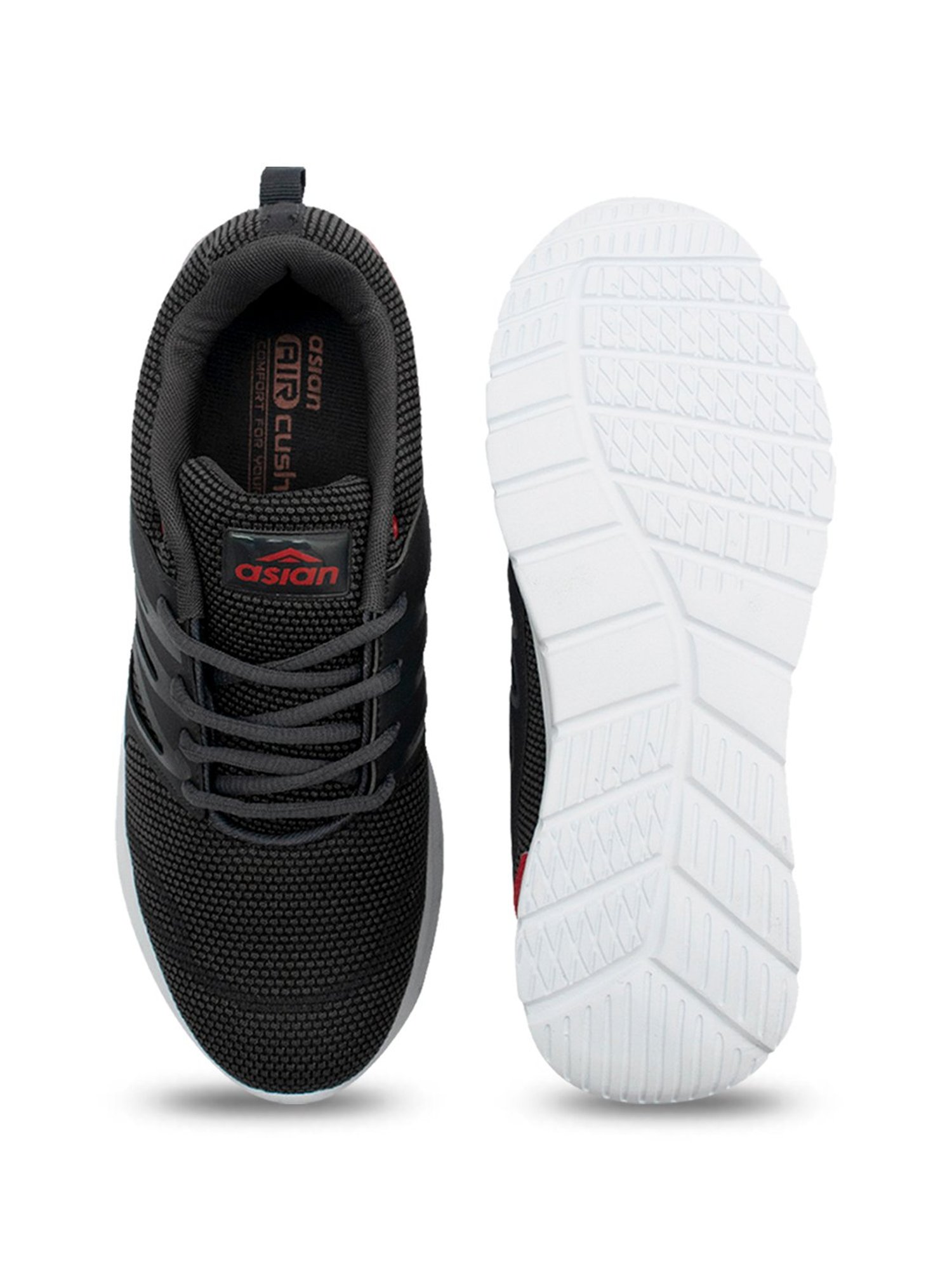 Asian Men's Grey Running Shoes