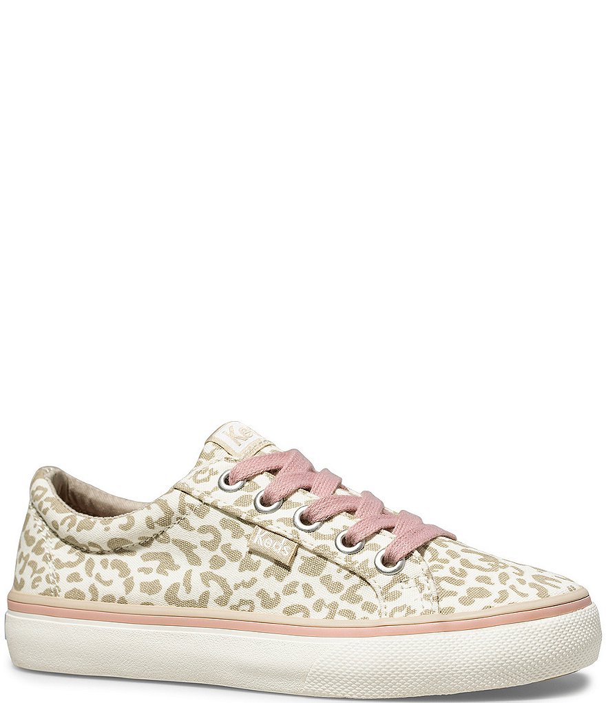 Keds Girls' Jumpkick Jr Leopard Print Sneakers (Toddler)